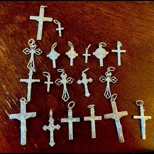 These are genuine silver pendants made in our 80 year old store